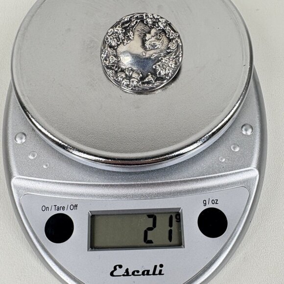 Foster & Bailey Sterling Silver1.75" Personalized Pin Brooch 21 Grams - Picture 2 of 9